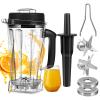 64 OZ Container for Vitamix Blender Pitcher, Replace Classic C-Series 5200 6300 5000 5500 4200 4500 750 Blender Cup,for vitamix Blender Container Jar Cup with Blender Blade Assembly and Tamper view 1