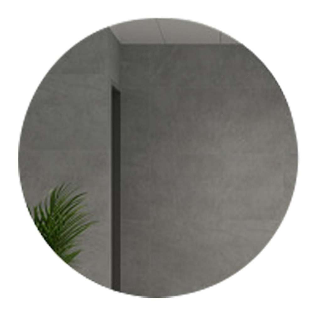 Bathroom Mirror, Round Backlit Bathroom Mirror, Wall-Mounted Illuminated Makeup Mirror, Suitable for Dressing Table, Etc (Size : A)