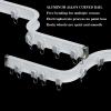 Ceiling Curtain Track, Flexible Bendable Curtain Track Ceiling Wall Mount, Sliding Curtain Track Rail System, Room Divider Ceiling Track For Curtains, Bay Window, RV ( Color : Double-Rail-Top-Mount , view 2