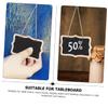 ARTIBETTER 20pcs Mini Chalkboard Signs Wooden Chalkboard Labels for Business Hours Tabletop Displays and Menu Boards Double-Sided Use for Cafe Restaurant and Bakery Decor view 2