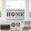 Indoor Air Conditioner Cover - VINtage Home WINdmill Word on Rustic Wooden GraIN Double Insulation Waterproof Adjustable Inside WINdow AC Unit Cover Parts with Free Elastic Straps, 25x18x3.5IN view 3