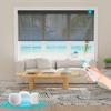 Blindify Motorized Solar Blinds with Remote Smart Light Filtering Shades Work with Homekit Alexa Auto Transparent Sight Sun Shades Waterproof 5% Openness Customize(60% Blackout Deep Grey) view 1