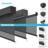 Blindify Motorized Solar Blinds with Remote Smart Light Filtering Shades Work with Homekit Alexa Auto Transparent Sight Sun Shades Waterproof 5% Openness Customize(60% Blackout Deep Grey) view 2