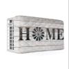 Indoor Air Conditioner Cover - VINtage Home WINdmill Word on Rustic Wooden GraIN Double Insulation Waterproof Adjustable Inside WINdow AC Unit Cover Parts with Free Elastic Straps, 17x13x3.5IN view 1