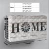 Indoor Air Conditioner Cover - VINtage Home WINdmill Word on Rustic Wooden GraIN Double Insulation Waterproof Adjustable Inside WINdow AC Unit Cover Parts with Free Elastic Straps, 17x13x3.5IN view 2