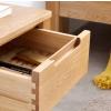 LINKIO Side Tables Bedroom Nightstand with 2 Drawers Locker Square Sofa Side Table Storage Cabinet for Bedroom Living Room Office 17.7" Height Bed Side Table view 4