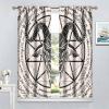 BAEKJIN Goat Head Curtains Ferocious Evil Skull Witch Mysterious Symbol Rod Pocket Blackout Window Drapes 2 Panels Set for Bedroom Living Room Decor 42x45in Decor view 3