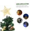 Amosfun Xmas Tree Star Topper Decoration Lights Christmas Tree Star Ornament for Holiday Home Decor for Parties and Festive Gatherings view 4