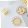 Bamboo Weaving Coasters Heat Insulated Placemats Teacup Mats Photo Props view 4