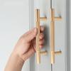 NALsa Brass Knurling Furniture Handles Long Round Modern Pulls Cupboard Wardrobe Dresser Shoe Box Drawer 1Pcs (Color : 192mm) view 3