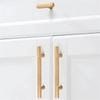 NALsa Brass Knurling Furniture Handles Long Round Modern Pulls Cupboard Wardrobe Dresser Shoe Box Drawer 1Pcs (Color : 192mm) view 4