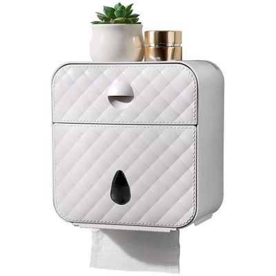 Free Standing Toilet Paper Holder Toilet Tissue Box Waterproof Punch-Free Tissue Box Rack Wall-Mounted Creative Toilet Paper Holder Toilet Paper Holders