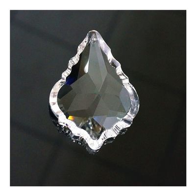 Chandelier Crystal Prisms Pendants 72pcs/lot Transparent 76mm Chandelier pendant (with ring )crystal maple leaf prisms pendandt chandelier parts, crystal lamp parts hanging lighting parts Chandelier C