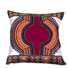 BintaRealWax African Printed Pillowcase 18x18inch/45x45cm Soft Bright Satin Ankara Fabric Splicing Pillows Living Room Sofa Pillowcase view 1