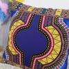 BintaRealWax African Printed Pillowcase 18x18inch/45x45cm Soft Bright Satin Ankara Fabric Splicing Pillows Living Room Sofa Pillowcase view 3