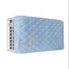 T&H XHome Indoor Air Conditioner Cover - Minimalist Lines Leaves Flowers Blue Double Insulation Waterproof Adjustable Inside Window AC Unit Cover Parts with Free Elastic Straps, 21x15x3.5IN view 1