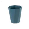 TOOSII Kitchen Garbage Can Simple Trash Can for Home Living Room Bathroom Kitchen Lidless Large Creative Trash Can Bedroom Office Waste Paper Basket Bathroom Waste Basket (Color : Blue, Size : Large) view 1