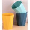 TOOSII Kitchen Garbage Can Simple Trash Can for Home Living Room Bathroom Kitchen Lidless Large Creative Trash Can Bedroom Office Waste Paper Basket Bathroom Waste Basket (Color : Blue, Size : Large) view 4