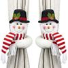 2Pcs Christmas Curtain Buckles Christmas Decorations Christmas Tree Decorations Home Decor Cartoon Curtain Tieback Curtain Holdbacks Buckle Hook Fastener for Christmas view 1