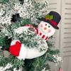 2Pcs Christmas Curtain Buckles Christmas Decorations Christmas Tree Decorations Home Decor Cartoon Curtain Tieback Curtain Holdbacks Buckle Hook Fastener for Christmas view 3