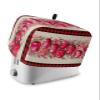 Christmas Toaster Cover 4 Slice, Xmas Light Balls Poinsettia Red Buffalo Plaid Bread Maker Cover Toaster Dust Cover with Pockets, Dust-Proof Cover for Kitchen Small Appliance 12x11x8in view 1