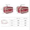 Christmas Toaster Cover 4 Slice, Xmas Light Balls Poinsettia Red Buffalo Plaid Bread Maker Cover Toaster Dust Cover with Pockets, Dust-Proof Cover for Kitchen Small Appliance 12x11x8in view 3