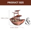 ifundom Creative Desktop Water Fountain Ornament Tranquil Indoor Waterfall Decor Led Lights for Home Office and Living Room Soothing for Peaceful Environment view 2