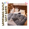 XHCTNN Quilt King Size Sherpa Full Size - Winter Warm Thickened Lambswool Comforter Core - Double Sided Fluffy Lamb Milk Fleece Quilt Blanket(D,220 * 240cm/5.0kg) view 2
