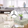 FixtureDisplays 4 Pcs Nonslip Bed Sheet Straps, Adjustable Elastic Fasteners with Metal Clips, Bedsheet Holder for Fitted Sheets, Easy Install on Mattress Covers, Black 15798-1D view 3