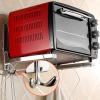 HJXGQJM Hanging Wall-Mounted Microwave Oven Rack Stand,Stainless Steel Microwave Mount Bracket,Retrackable Foldable Microwave Oven Wall Mounted Stand Holder, Kitchen Shelf,Silver Microwave Oven Racks view 2