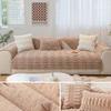 Funny Fuzzy Couch Cover Sofa Covers Washable Sectional Couch Cushion Covers for 3 Cushion Couch Sofa Pet Friendly Sofa Slipcovers Couch Protector for Dogs Super Soft Warm (Only 1 Piece/Not All Set) ( view 1