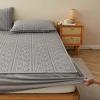 XHHBS Mattress Protector - Faux Fur Mattress Topper Set Fits Up 6-21 Inch Deep Pocket Bed Mattress - Breathable Noiseless Mattress Pad Cover Protection Washable (Color : Gray, Size : Full) view 1