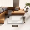 Heated Area Rug 4-Layer Electric Floor Heating Pad with Timer Heated Carpet Remote Control Temperature Electric Heated Floor view 2