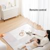 Heated Area Rug 4-Layer Electric Floor Heating Pad with Timer Heated Carpet Remote Control Temperature Electric Heated Floor view 4
