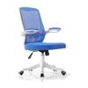 Ren Sheng Computer Chair, Office Chair Ergonomic Swivel Mesh Mid Back Computer Desk Chair with Flip Up Arms Color Optional (Color : Black), Ren-874158 view 1