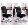 Ren Sheng Computer Chair, Office Chair Ergonomic Swivel Mesh Mid Back Computer Desk Chair with Flip Up Arms Color Optional (Color : Black), Ren-874158 view 4