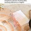 EYPKPL Large Heated Area Rug with Timer Floor Heating Pad Home Indoor Electric Heated Floor Security Protection Floor Mat view 4