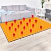 EYPKPL Detachable Graphene Electric Heating Carpet Heated Area Rug Adjustable Heater Electric Mat Washable Heated Carpet view 2