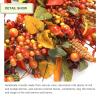 Autumn Wreath, Fall Wreath, Red Berry Wreath, Fall Wreaths Indoor, Thanks Giving Wreaths with White Red Berries, Leaves for Christmas, Thanksgiving and Harvest Celebration Decor 14inchberrywreath view 3