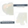 HOMSFOU Crystal Stone Elephant Figurine Unique Small Art Decoration for Hand Carved Adornment for Elephant Lovers and Women view 3