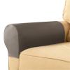 BRYER Sofa Armrest Cover, PU Leather Anti-Slip Furniture Protector, Stretch Armchair Slipcover for Sofa Chair Recliner Couch Loveseat(Set of 2),Taupe view 1