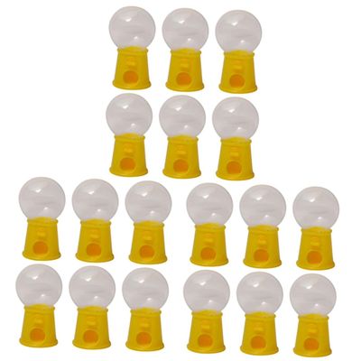 Abaodam 18pcs Mini Gumball Machines Candy Dispenser Toys for Boys and Girls Fun Candy Catcher for Creative Play and Hand-Eye Coordination Development