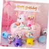 Abaodam 18pcs Mini Gumball Machines Candy Dispenser Toys for Boys and Girls Fun Candy Catcher for Creative Play and Hand-Eye Coordination Development view 3