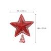 ifundom Christmas Tree Topper Xmas Glitter Star Topper Star Christmas Decoration for Xmas Tree Decoration Holiday Party Decor view 2