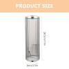 HOMSFOU Wall Mounted Cup Dispenser Holder for 3Oz Paper Cups Reusable Punch Free Abs Pet Cup Storage Rack Kitchen Bathroom Organizer view 2
