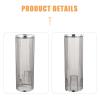 HOMSFOU Wall Mounted Cup Dispenser Holder for 3Oz Paper Cups Reusable Punch Free Abs Pet Cup Storage Rack Kitchen Bathroom Organizer view 3
