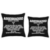 Arieskadoo - The Aries who can't resist a dramatic exit, Throw Pillow view 3