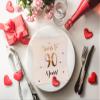 Cheers to 90 Years Cocktail Napkins | Happy 90th Birthday Decorations for Men and Women and Wedding Anniversary Party Decorations | 50-Pack 3-Ply Napkins | 5 x 5 inch folded (Pink) view 3