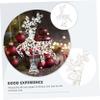 Yardenfun Hollow Elk Led Christmas Tree Topper Warm Light Treetop Ornament for Holiday Decoration Sturdy Material Easy Install for Home Office and Festive Events view 2