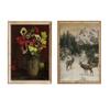 Vintage Painting, Woman Playing Piano, Antique Portrait Painting, Rustic Print, Victorian Lady, Vintage wall art25.1 view 2